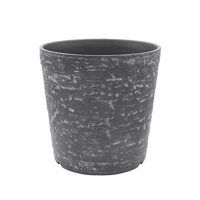 カルナック オージープランツポット 01 ブラック FC042BK 1個（ご注文単位4個）【直送品】