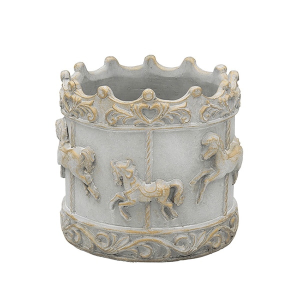 カルナック エルメメリーゴーランド 01-S アイボリー×ゴールド SQ01IG 1個（ご注文単位4個）【直送品】