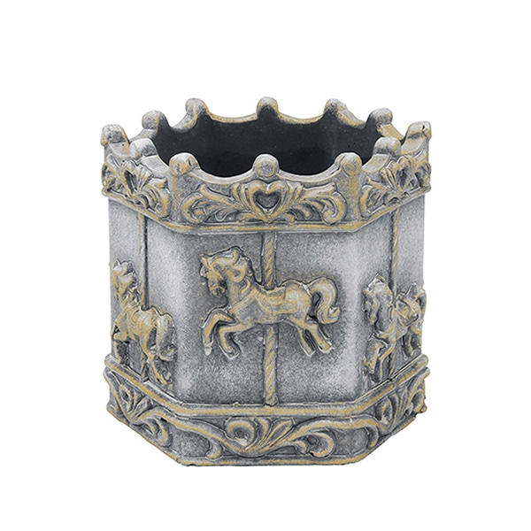 カルナック エルメメリーゴーランド 02-S ブラック×ゴールド SQ03BG 1個（ご注文単位4個）【直送品】