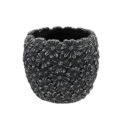 カルナック デイジーフラワーベーシック S ブラック CW01BK 1個（ご注文単位4個）【直送品】