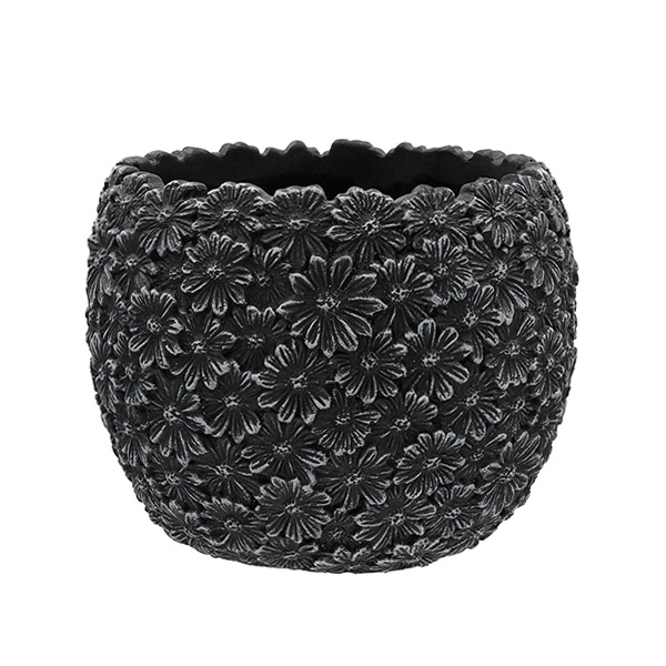 カルナック デイジーフラワーベーシック L ブラック CW03BK 1個（ご注文単位2個）【直送品】