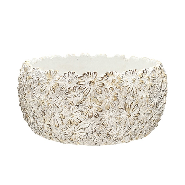カルナック デイジーフラワーボウル L ホワイト CW05WH 1個（ご注文単位2個）【直送品】