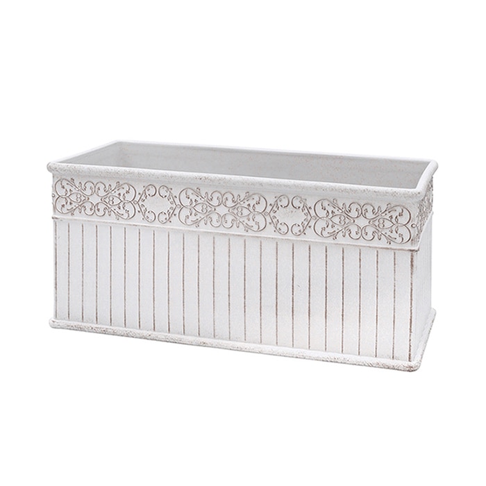 カルナック コレットプランター B-S アイボリー FC019IV 1個（ご注文単位3個）【直送品】