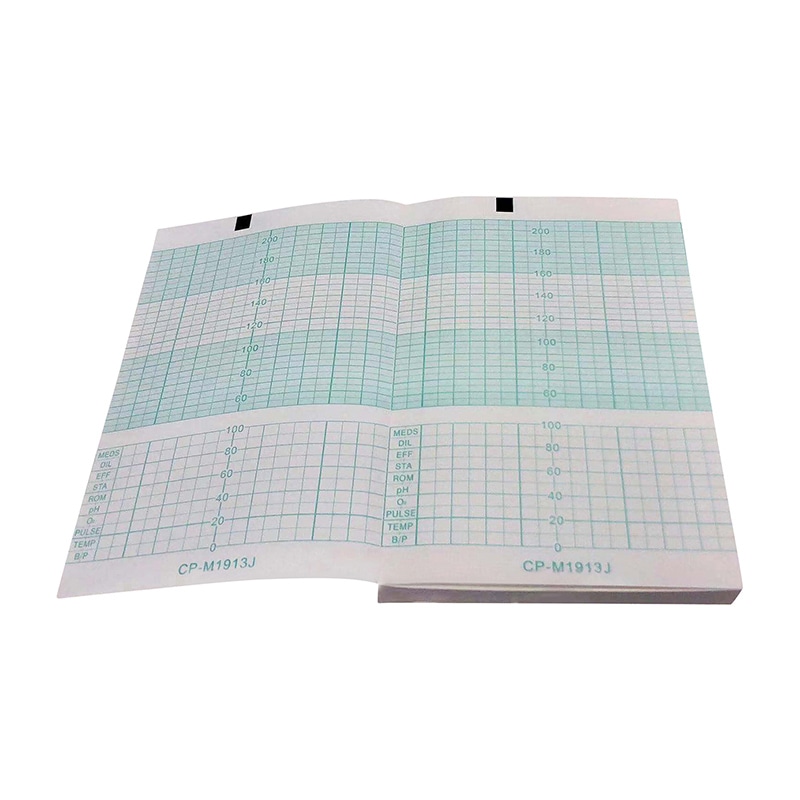 分娩監視用記録紙 フィリップス社対応 紅色 CP-M1910A 40冊 1個(ご注文単位1個)【直送品】