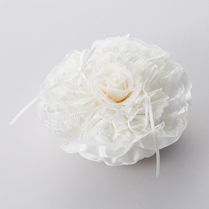 原口 リングピロー ローズピローセット 白 RD1869-SP 1個(ご注文単位1個)【直送品】