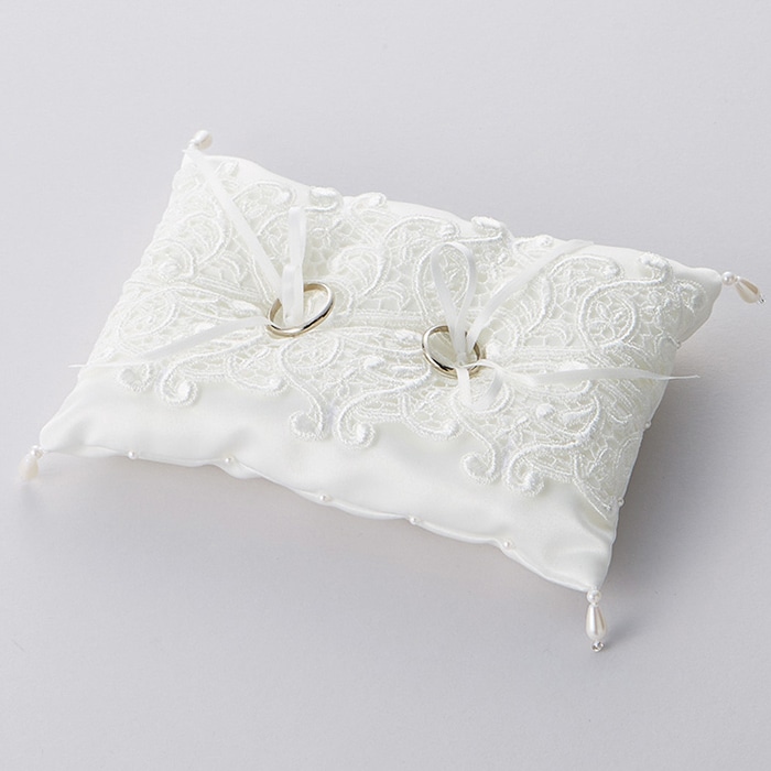 原口 リングピロー グレースピローセット 白 ギフトボックス付き RD1879-SP 1個(ご注文単位1個)【直送品】