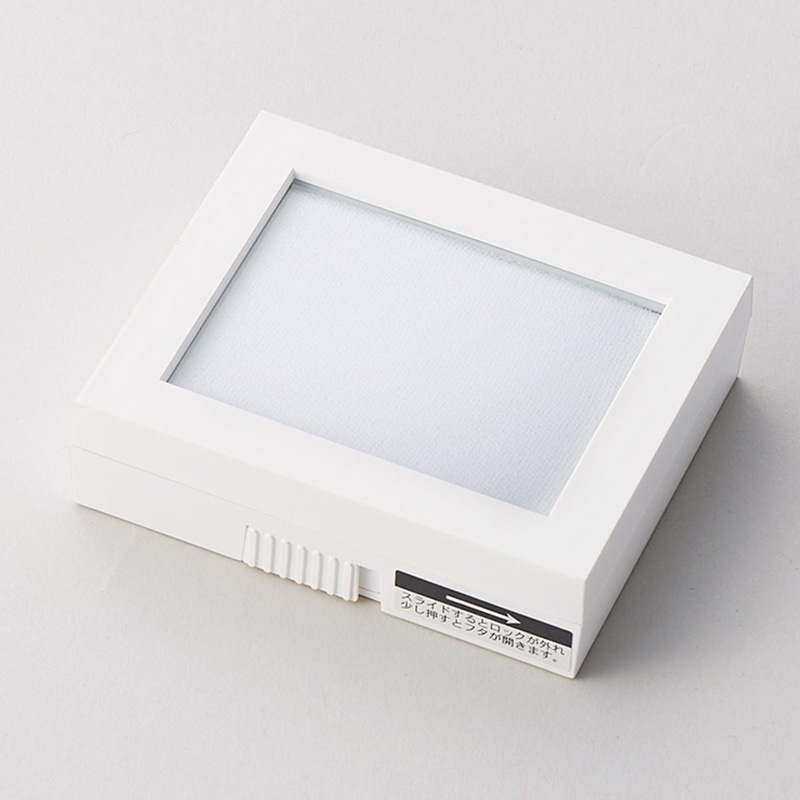 原口 ジュエリーケース　ルースケース　白／白 スライド式ロック付 L71 1個（ご注文単位10個）【直送品】