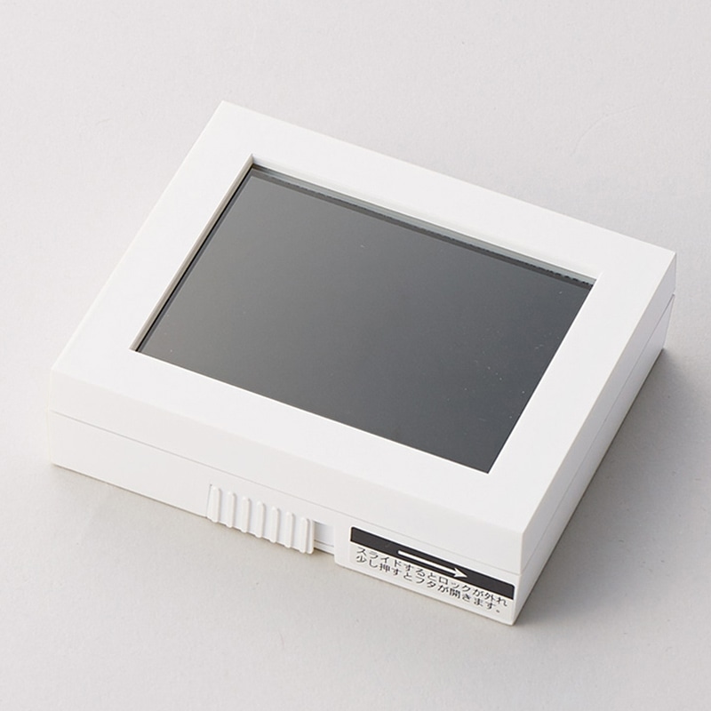 原口 ジュエリーケース　ルースケース　白／黒 スライド式ロック付 L71 1個（ご注文単位10個）【直送品】