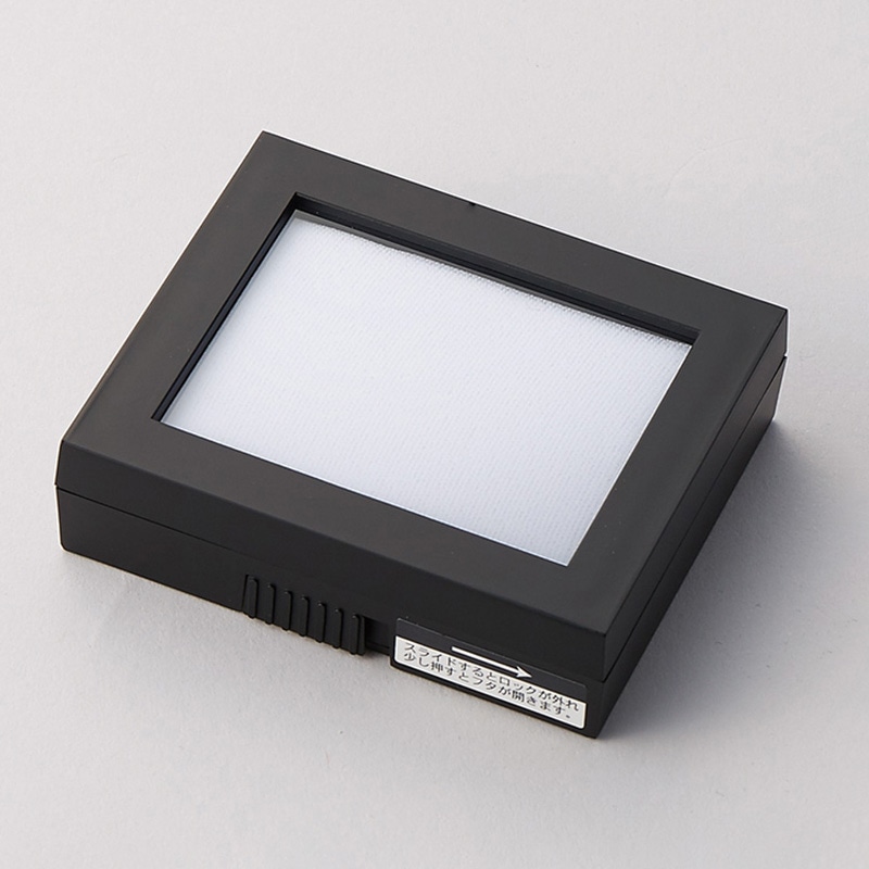 原口 ジュエリーケース　ルースケース　黒／白 スライド式ロック付 L71 1個（ご注文単位10個）【直送品】