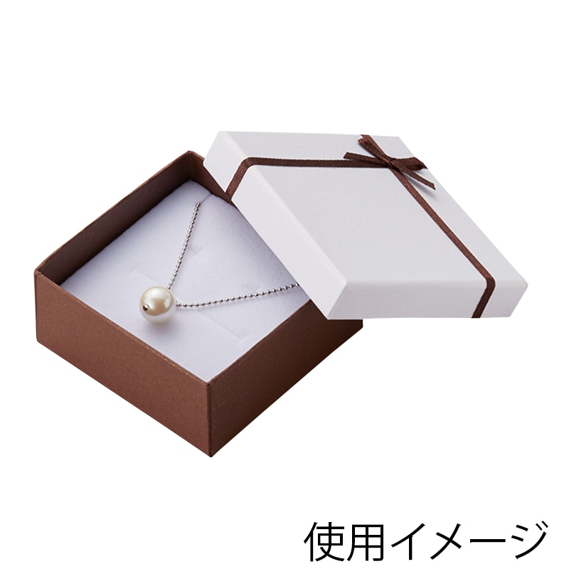 原口 リング・イヤリング・ペンダント用ボックス パール REP728 1個（ご注文単位20個）【直送品】