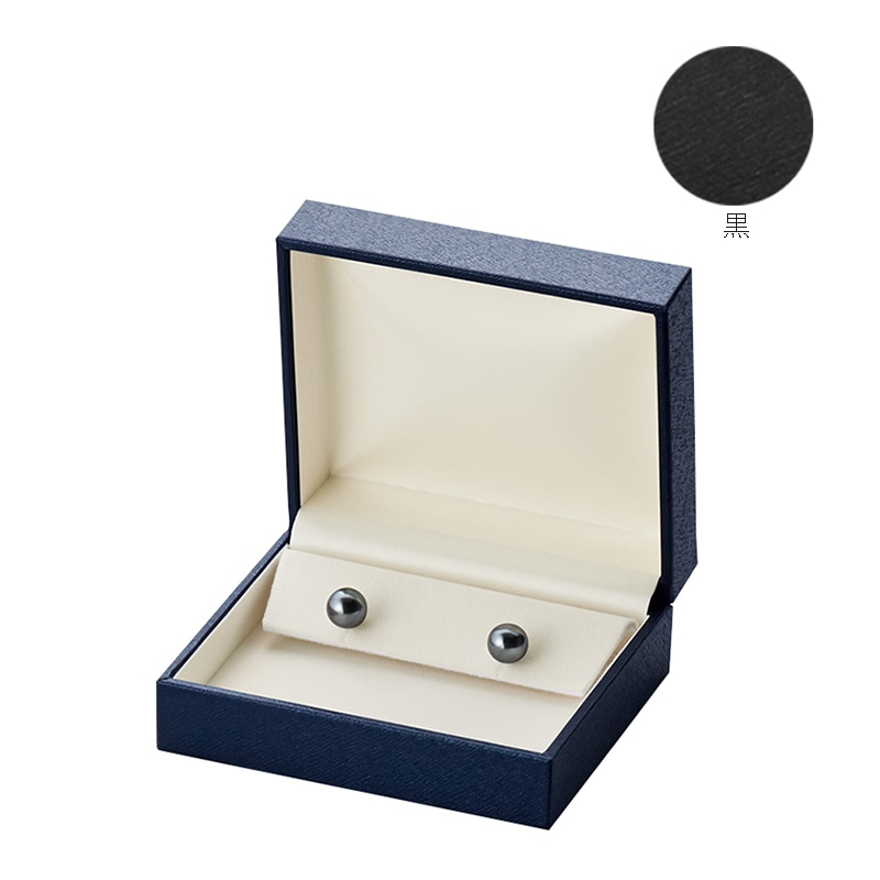 原口 ジュエリーケース　スクエア2　黒 イヤリング E863 1個（ご注文単位12個）【直送品】