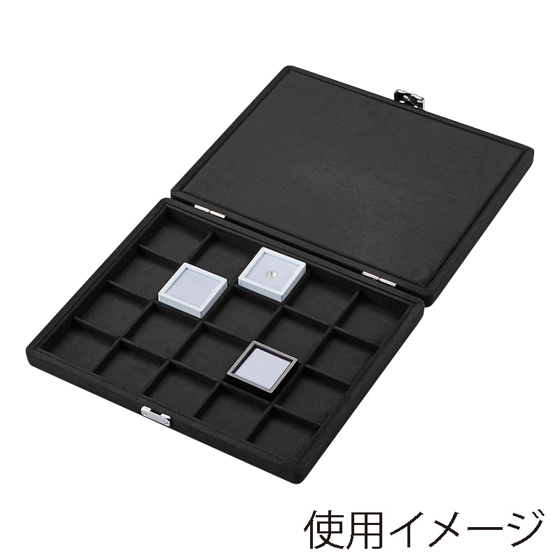 原口 サンプルケース　ルースケース20ヶ用仕切 L41専用　黒 564 1個（ご注文単位1個）【直送品】