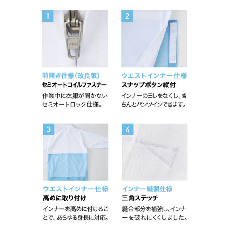 サーヴォ 男女兼用 長袖ジャンパー L サックス RR219-S 1枚（ご注文単位1枚）【直送品】