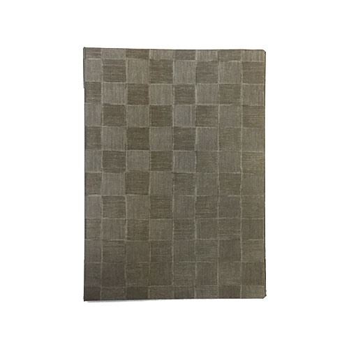 テンポスバスターズ メニューブック　市松柄 B5　4ページ ブラウン　TOM-007 1個（ご注文単位1個）【直送品】