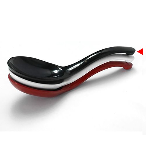 テンポスバスターズ メラミンレンゲ 175 黒 10個/組(ご注文単位1組)【直送品】