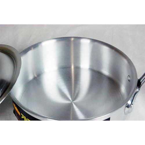 テンポスバスターズ アルミ浅型片手鍋 27cm  1個（ご注文単位1個）【直送品】