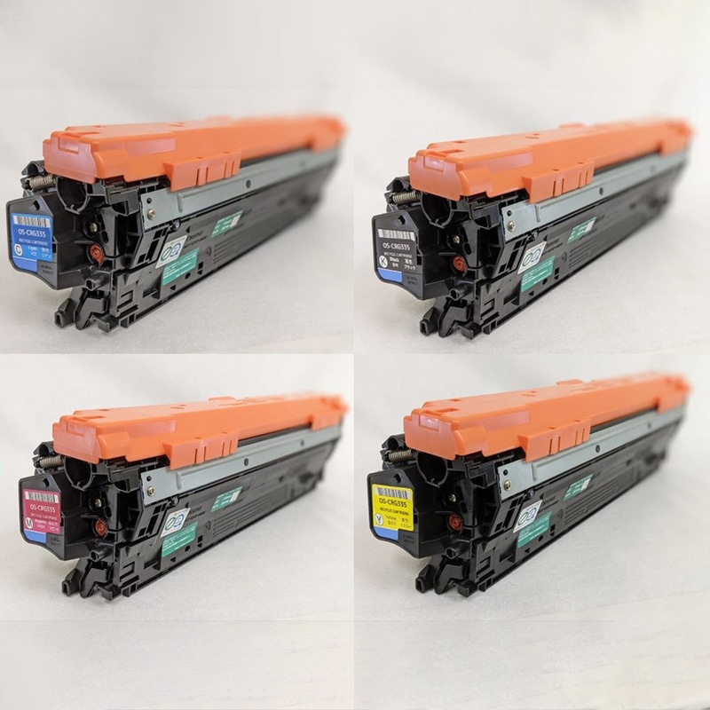 Mroom キヤノン用リサイクルトナーカートリッジ　ルナライフ 4本セット RT　CA　335／4P 1セット（ご注文単位1セット）【直送品】