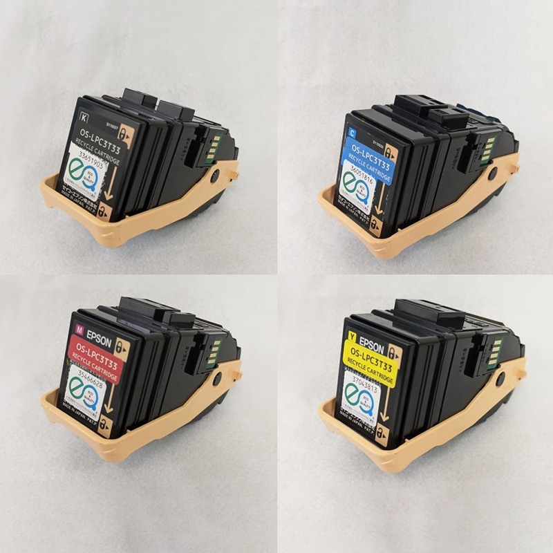 Mroom エプソン用リサイクルトナーカートリッジ　ルナライフ 4本セット RT　EP　LPC3T33／4P 1セット（ご注文単位1セット）【直送品】