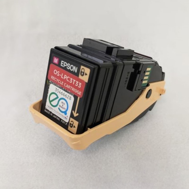 Mroom エプソン用リサイクルトナーカートリッジ　ルナライフ マゼンタ RT　EP　LPC3T33　M 1本（ご注文単位1本）【直送品】