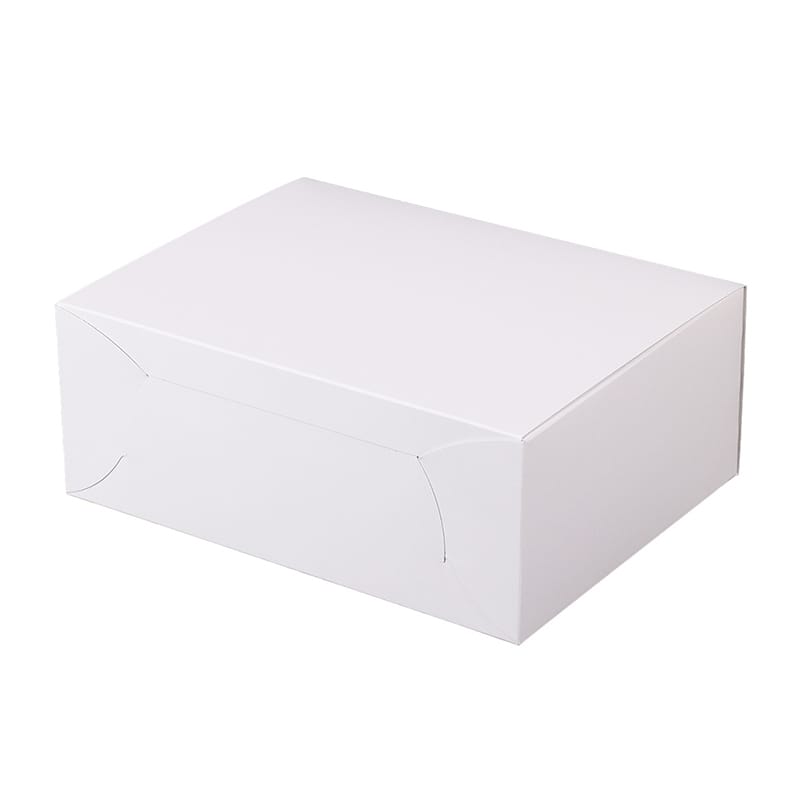 パッケージ中澤 洋生ケーキ函 105白折 No.9 A10460 200枚/袋（ご注文単位1袋）【直送品】