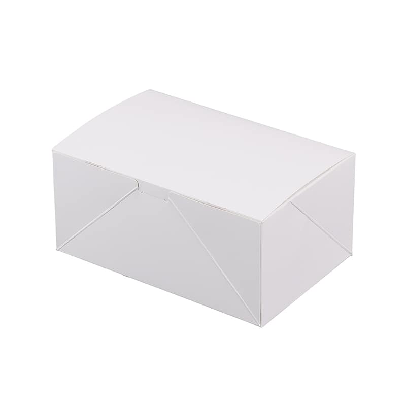 パッケージ中澤 洋生ケーキ函 白ワンタッチ No.6 A20130 500枚/袋（ご注文単位1袋）【直送品】