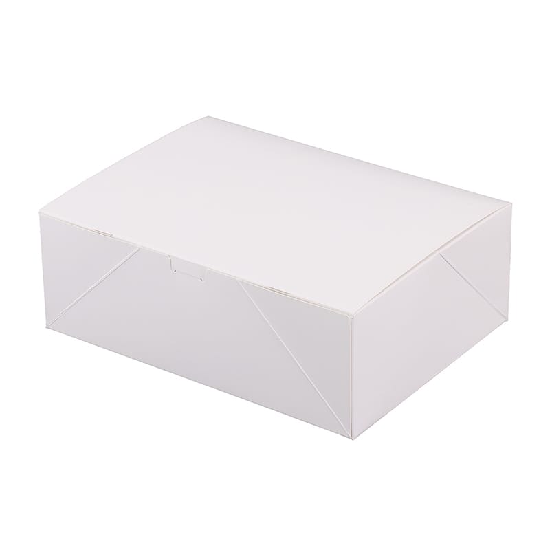 パッケージ中澤 洋生ケーキ函 白ワンタッチ No.8 A20150 300枚/袋（ご注文単位1袋）【直送品】