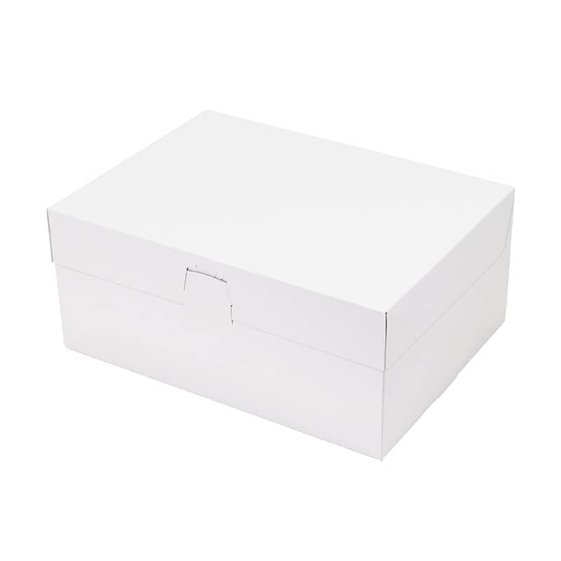 パッケージ中澤 洋生ケーキ函 ロックBOX105 ホワイト 6×8 A50150 200枚/箱（ご注文単位1箱）【直送品】