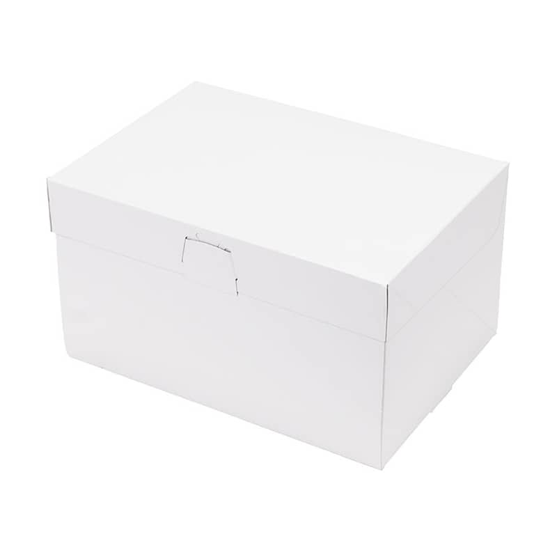 パッケージ中澤 洋生ケーキ函 ロックBOX120 ホワイト 5×7 A54140 200枚/袋（ご注文単位1袋）【直送品】