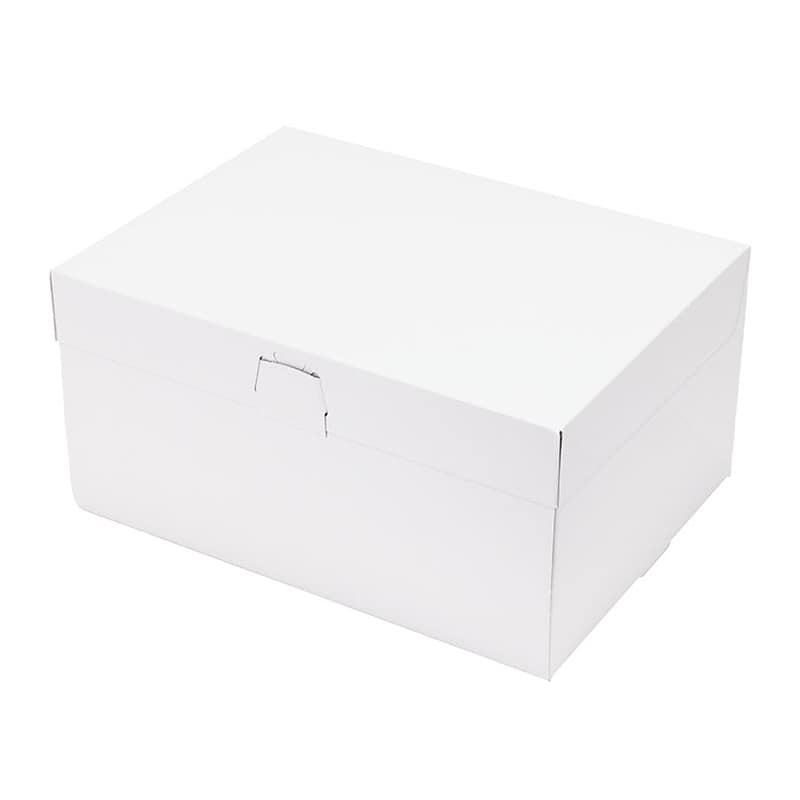 パッケージ中澤 洋生ケーキ函 ロックBOX120 ホワイト 6×8 A54150 200枚/袋（ご注文単位1袋）【直送品】