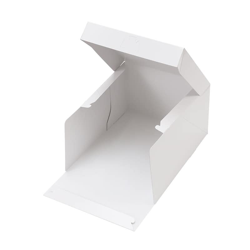 パッケージ中澤 洋生ケーキ函 ロックBOX120 プレス 185 A67230 100枚/袋(ご注文単位1袋)【直送品】