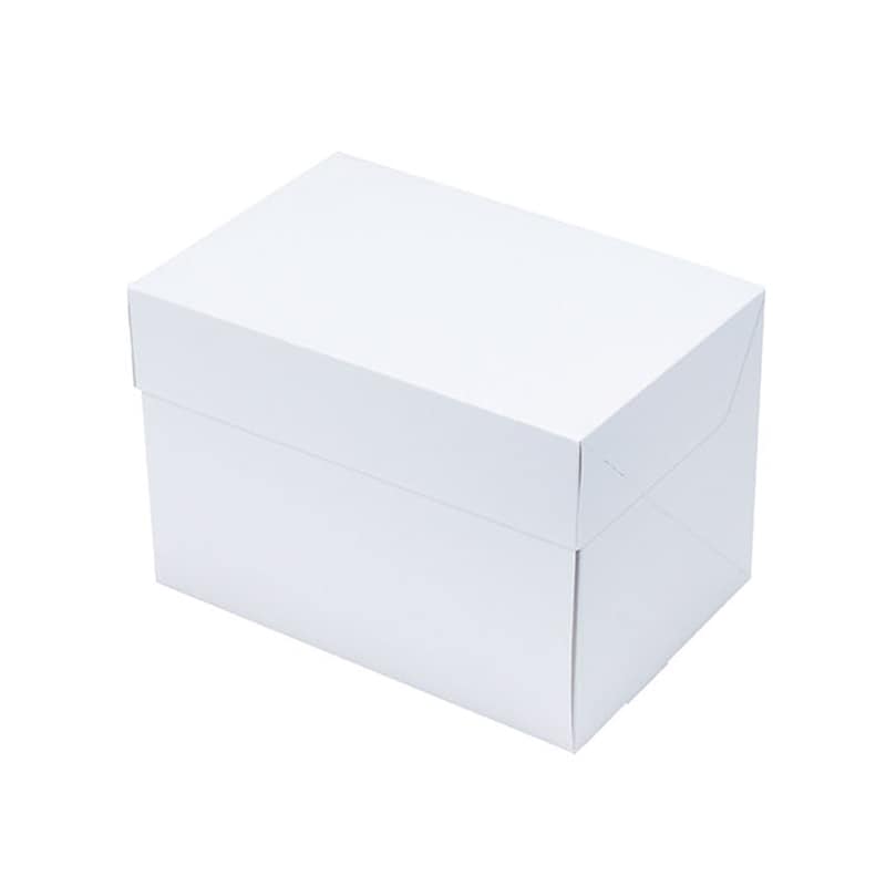 パッケージ中澤 洋生ケーキ函 CP105 ホワイト 3.5×5 A70120 400枚/袋（ご注文単位1袋）【直送品】