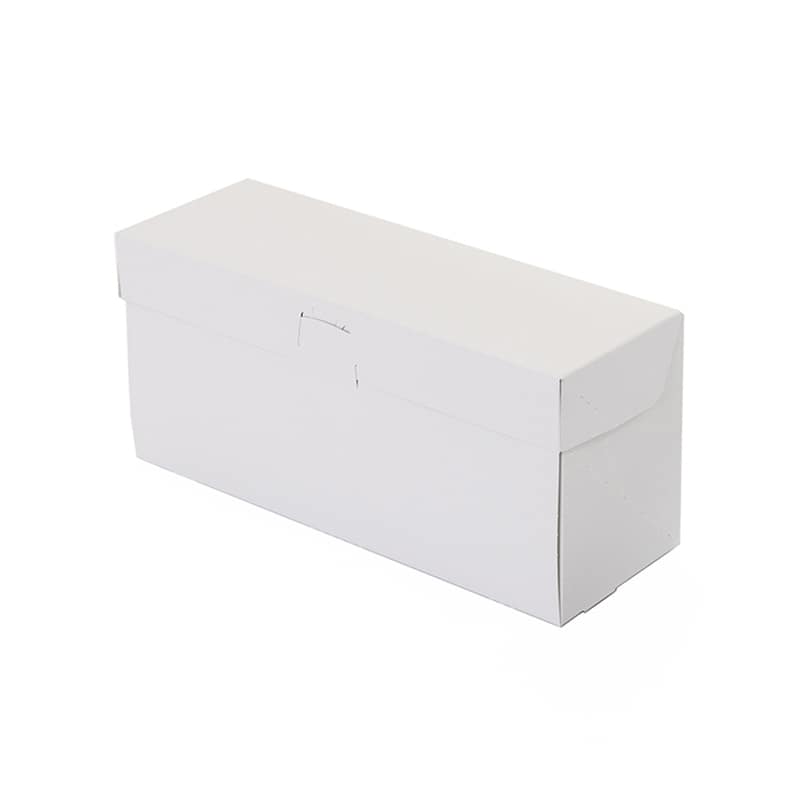 パッケージ中澤 洋生ケーキ函 ロックBOX120 プレス 細長タイプ 3×8.5 A68920 200枚/袋（ご注文単位1袋）【直送品】
