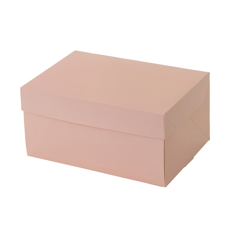 パッケージ中澤 洋生ケーキ函 CP105 ピンク 5×7 A70540 300枚/袋（ご注文単位1袋）【直送品】