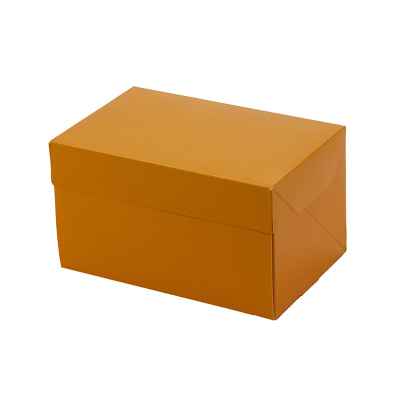 パッケージ中澤 手付き洋生ケーキ函 105OPL オレンジ 4×6 A70430 400枚/箱（ご注文単位1箱）【直送品】