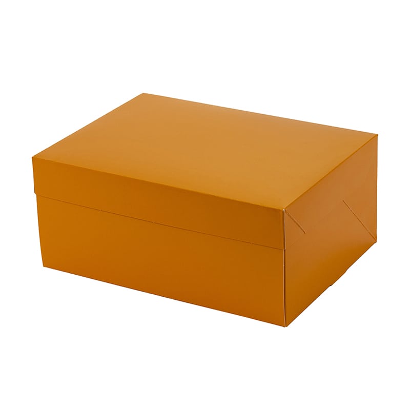 パッケージ中澤 洋生ケーキ函 CP105 オレンジ 6×8 A70450 200枚/袋（ご注文単位1袋）【直送品】