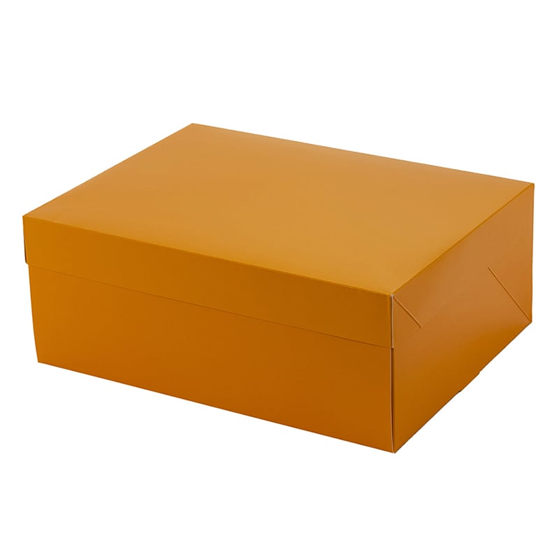 パッケージ中澤 洋生ケーキ函 CP105 オレンジ 7×9 A70460 100枚/袋（ご注文単位1袋）【直送品】