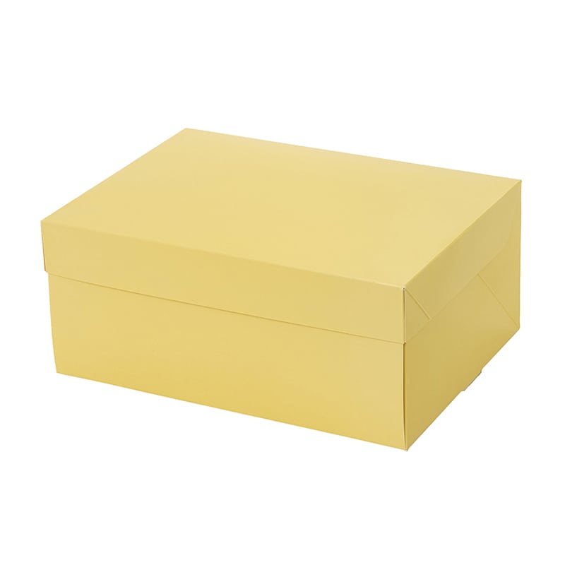パッケージ中澤 洋生ケーキ函 CP105 イエロー 6×8 A70650 200枚/袋（ご注文単位1袋）【直送品】
