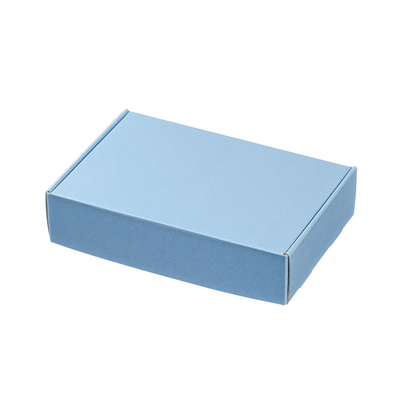 パッケージ中澤 焼菓子ギフト箱 Sボックス40 ブルー 5ヶ用 B33910 50枚/箱（ご注文単位1箱）【直送品】