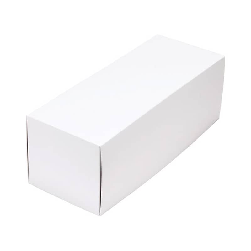 パッケージ中澤 ロールケーキ箱 ON8寸ロール 1本用フタ 白無地 C1211A 300枚/袋（ご注文単位1袋）【直送品】