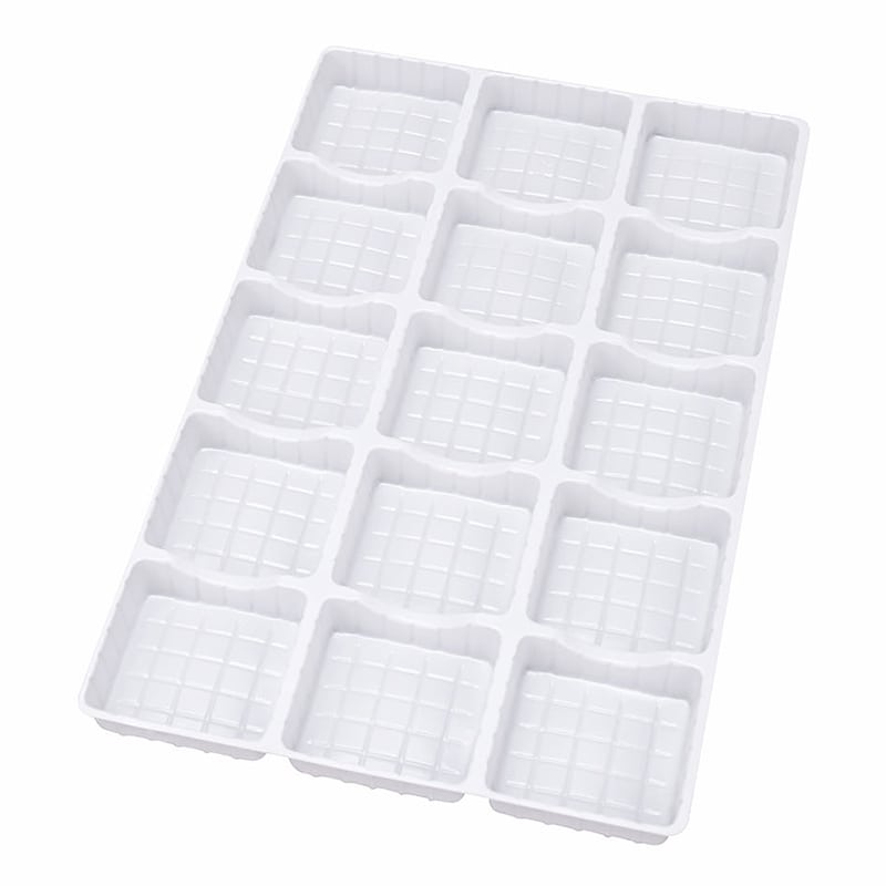 パッケージ中澤 焼菓子ギフト箱 マロンパイ用トレー 15ヶ用 U11020 100枚/袋（ご注文単位1袋）【直送品】