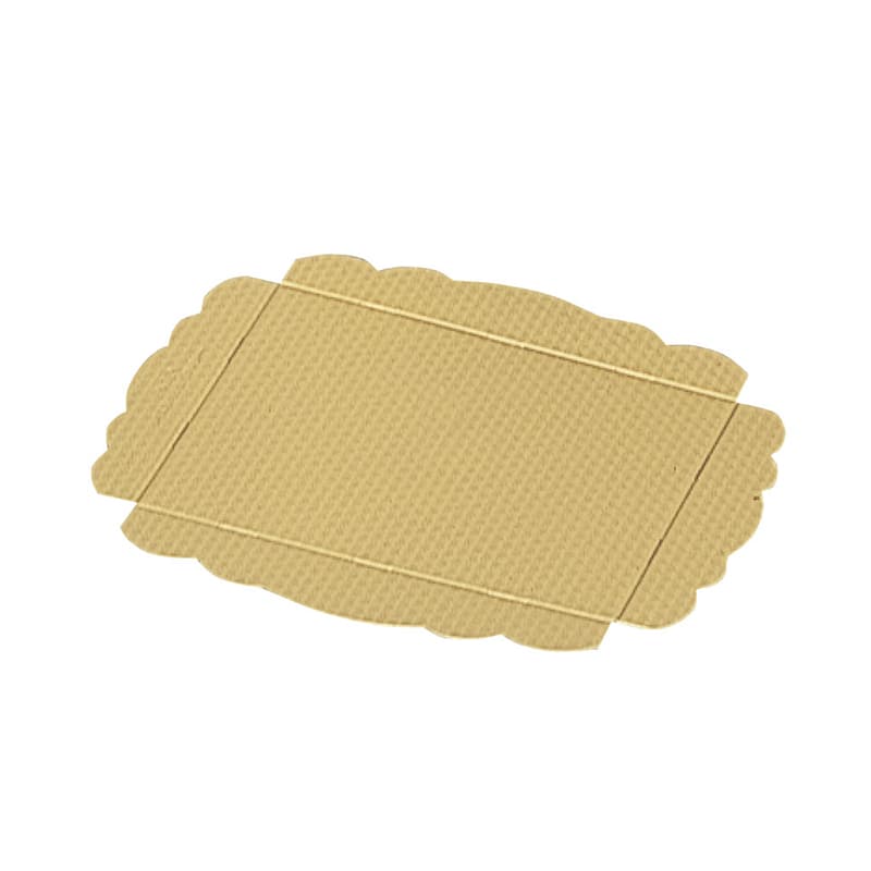 パッケージ中澤 ノエルケーキ用 ノエル金紙トレー 小 U62110 100枚/袋（ご注文単位1袋）【直送品】