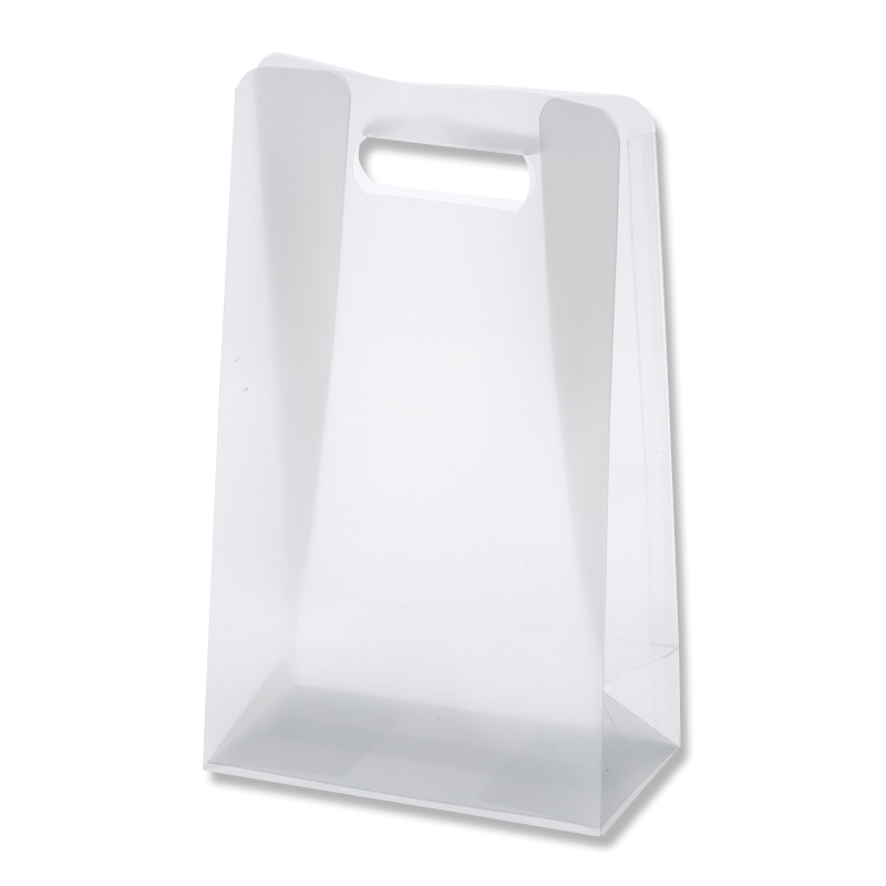 大森 クリアケース ピュアバッグ 手提げバッグ5枚入 T-1 5枚/袋(ご注文単位60袋)【直送品】