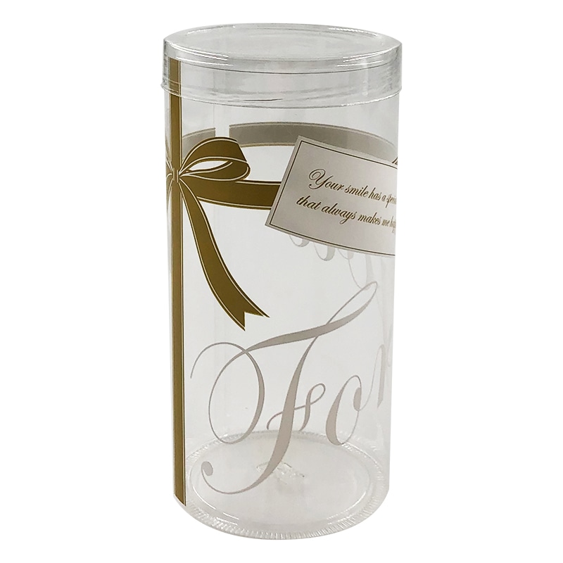 大森 PETデザイン円筒ケース MP6-12　ギフトゴールド MP6-12　100本/箱（ご注文単位1箱）【直送品】