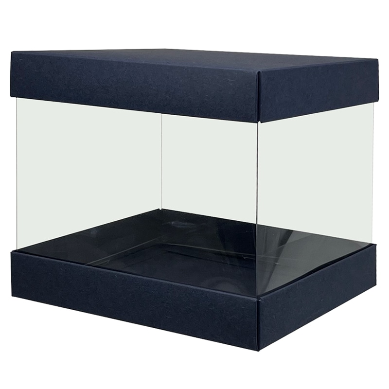 >大森 アンサンブルボックス ASFタイプ ASFー6104 ネイビー 100セット/箱(ご注文単位1箱)【直送品】