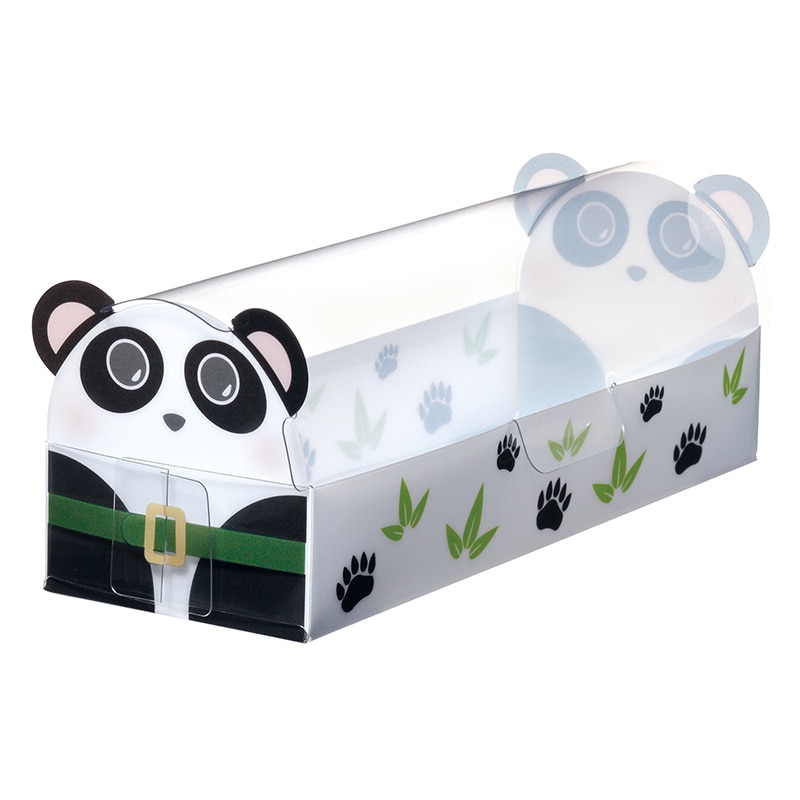 大森 クリアケース　アニマルボックス AB-200　パンダ 100枚/箱（ご注文単位1箱）【直送品】