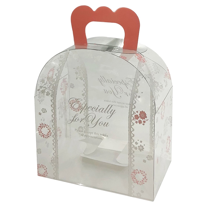 大森 クリアケース ギフトバック GB-100 フルール 100枚/箱(ご注文単位1箱)【直送品】