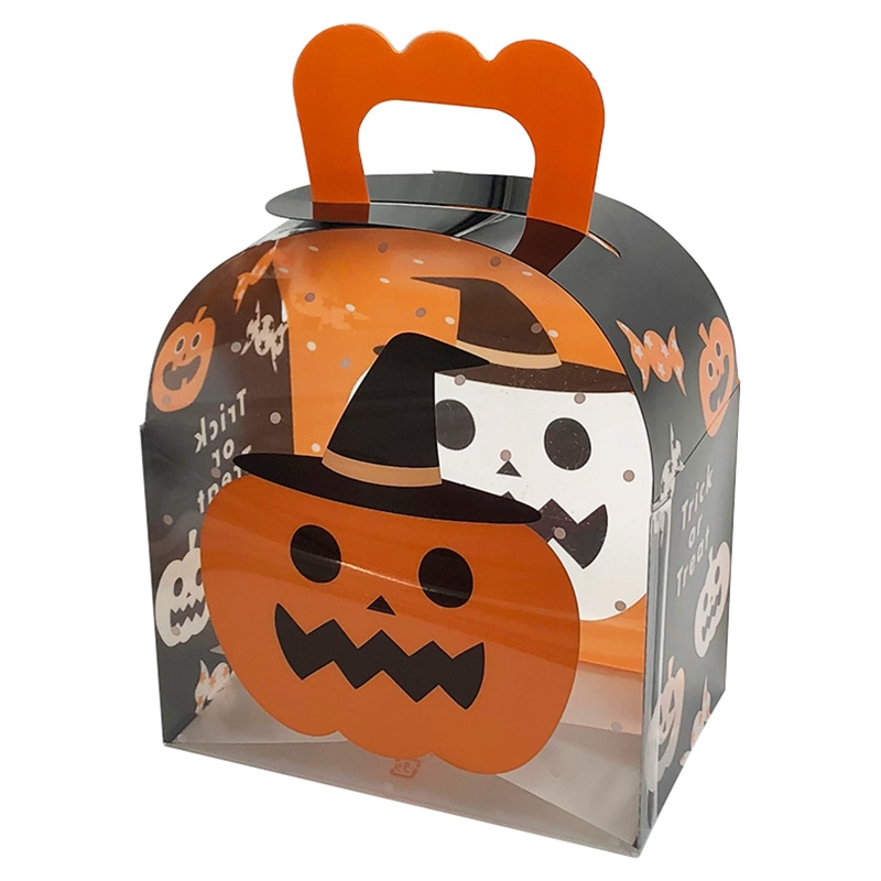 大森 クリアケース ギフトバック GB-100 ハロウィーン6 100枚 /箱(ご注文単位1箱)【直送品】