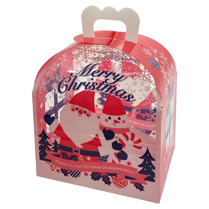大森 クリアケース ギフトバック GB-600 クリスマス7 100枚/箱(ご注文単位1箱)【直送品】