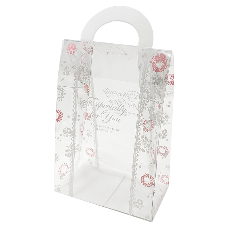 大森 クリアケース スイートポーチ SP-200 フルール 100枚/箱(ご注文単位1箱)【直送品】