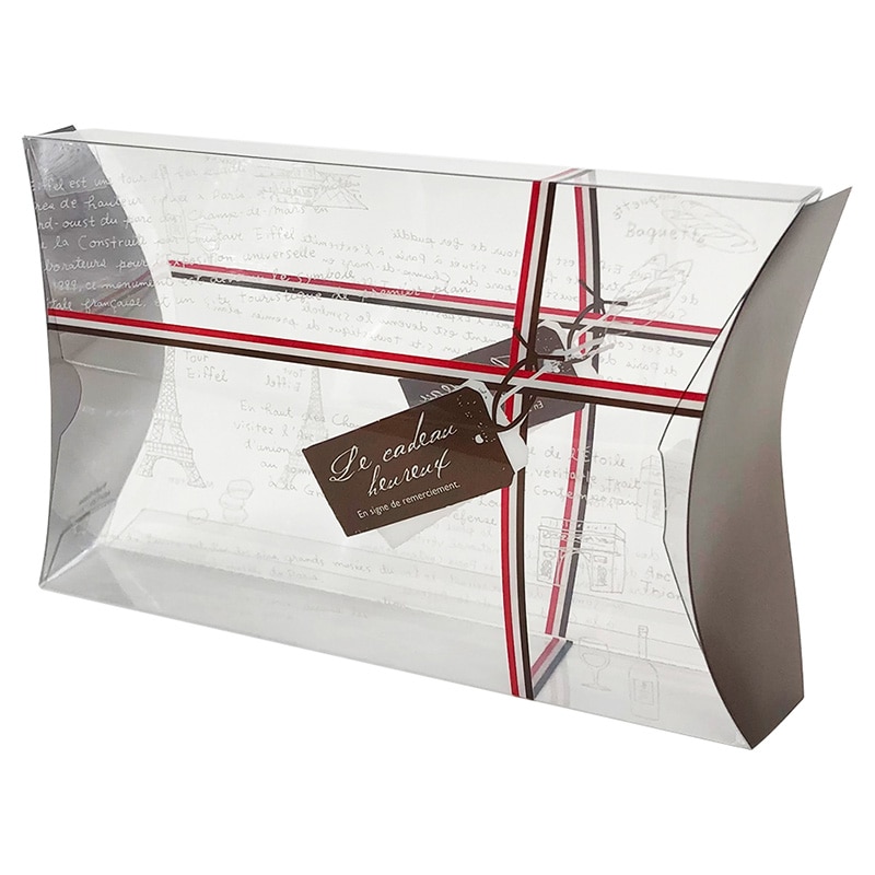 大森 クリアケース　エアロケース　オーバル AO-120　フレンチ 100枚/箱（ご注文単位1箱）【直送品】